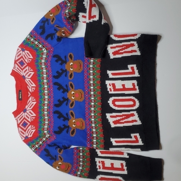 Forever 21 NOEL ugly Christmas Sweater Medium - Picture 1 of 3